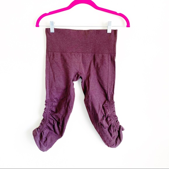 lululemon athletica Pants - Lululemon In The Flow Eggplant Yoga Leggings